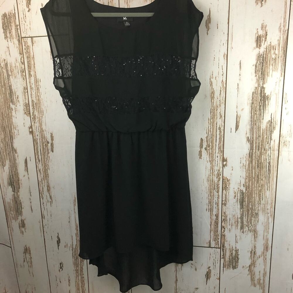 IZ Byer Mini Dress, Blingy Hi-Low Hem. Size XL. In excellent condition!